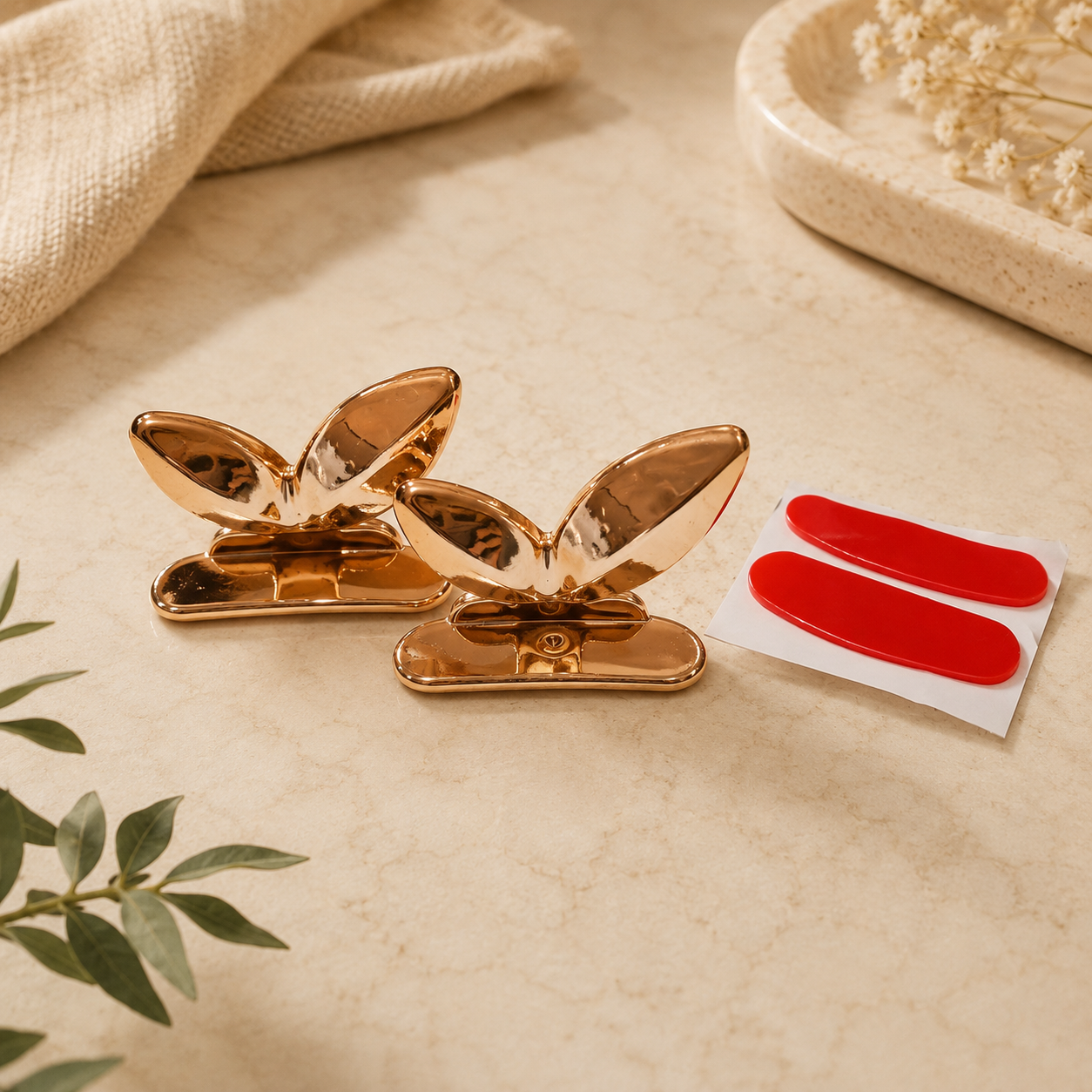 Self-Adhesive Toilet Lid Handle Set (2 Pieces)