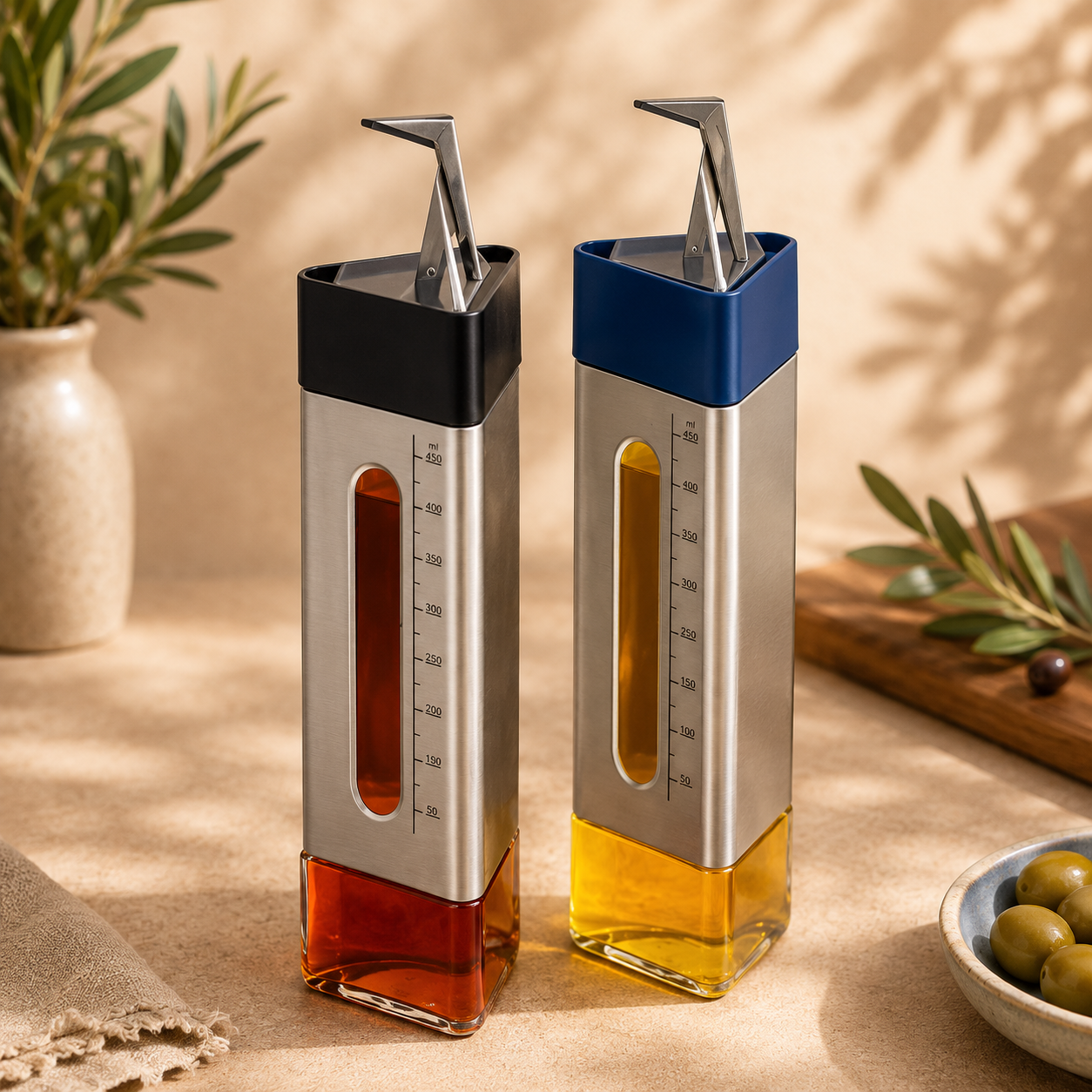 Premium Olive Oil Dispenser Bottle