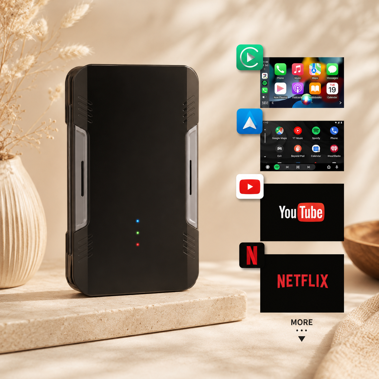 Smart Wireless Car Multimedia AI Box