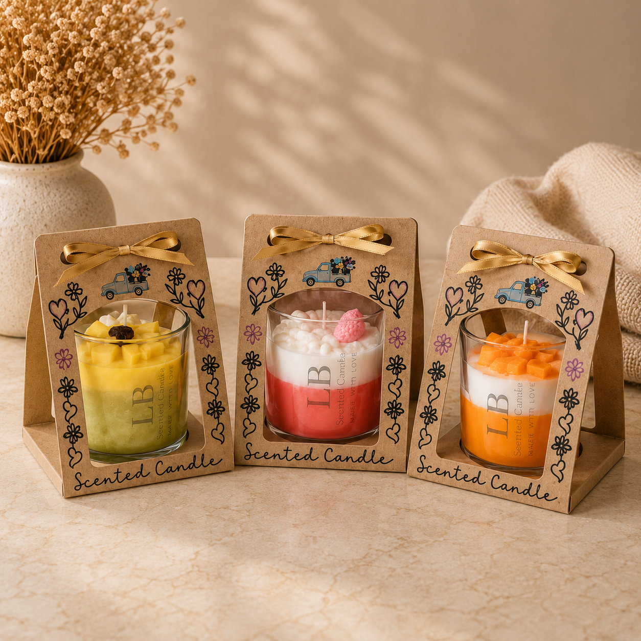 LB Scented Dessert Jar Candle