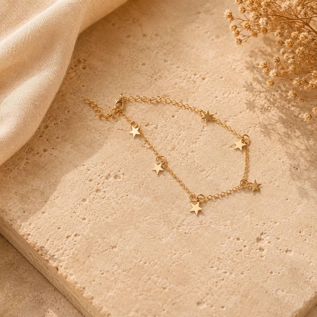 Celestial Star Charm Bracelet