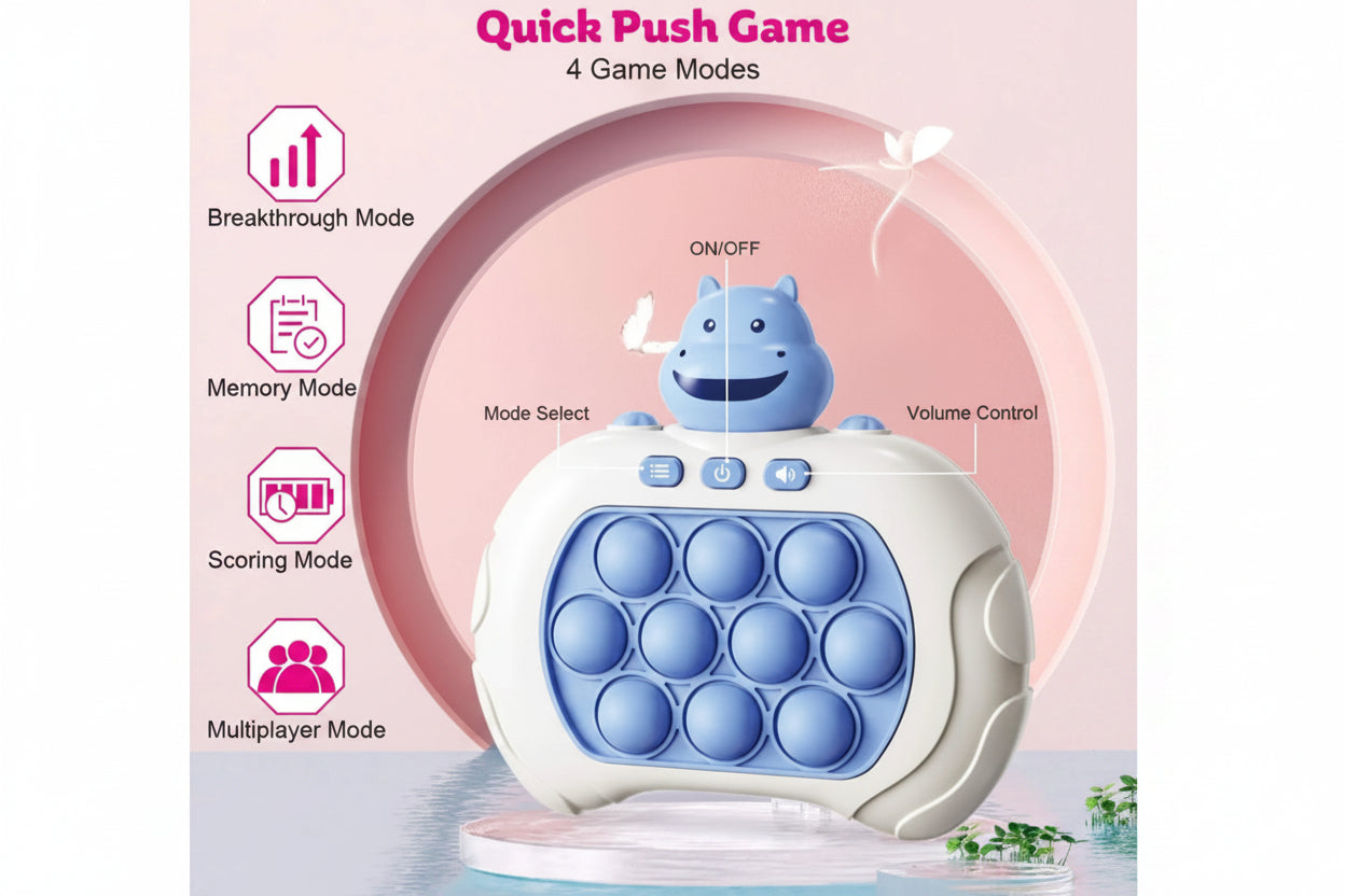 Quick Push Fidget Game Console