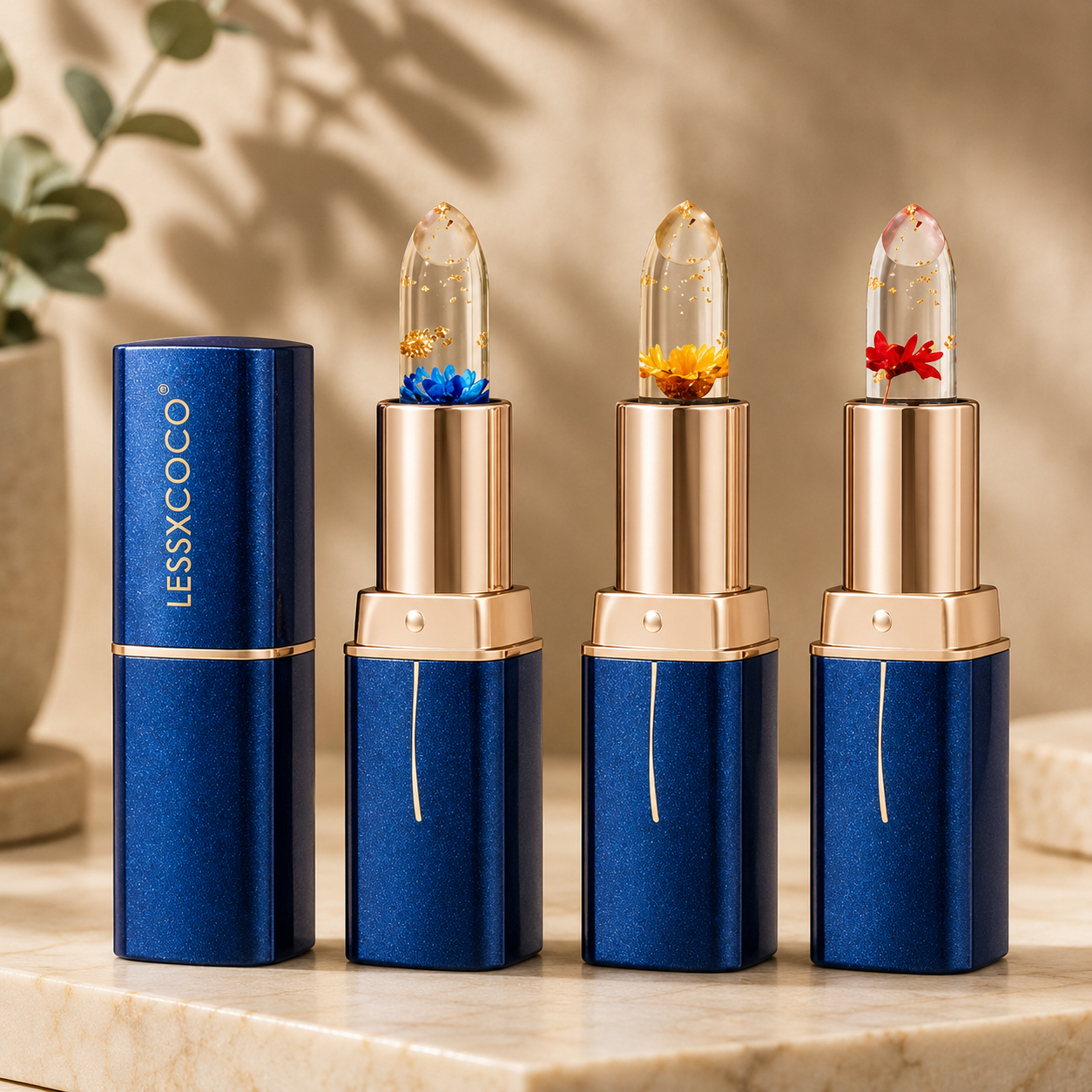 Crystal Flower Jelly Lipstick