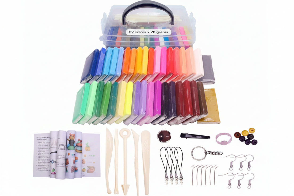50-Color Polymer Clay Kit