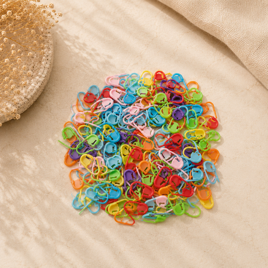 Knitting Stitch Marker Locking Clips (Pack of 10)