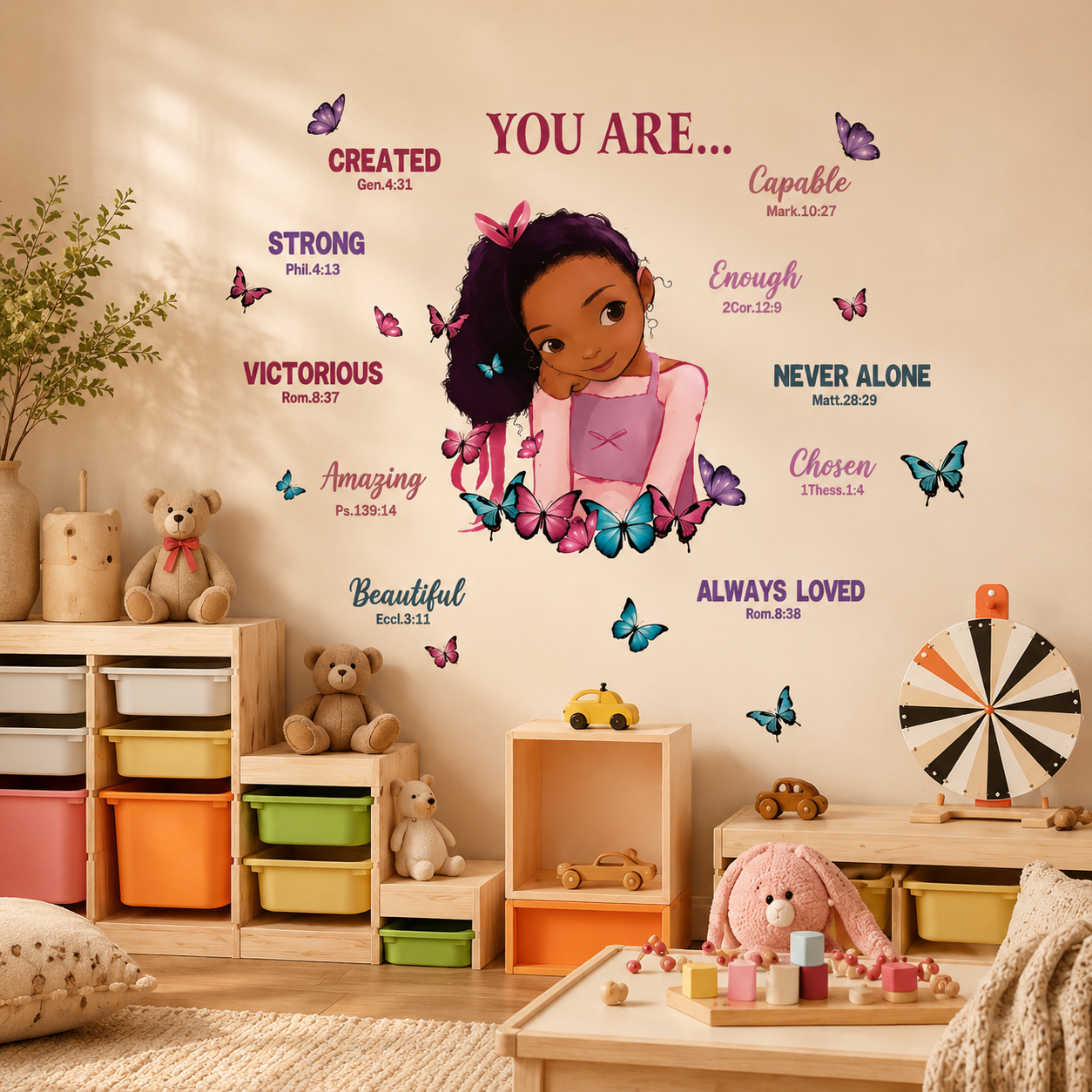 "You Are…" Christian Inspirational Wall Decal Set