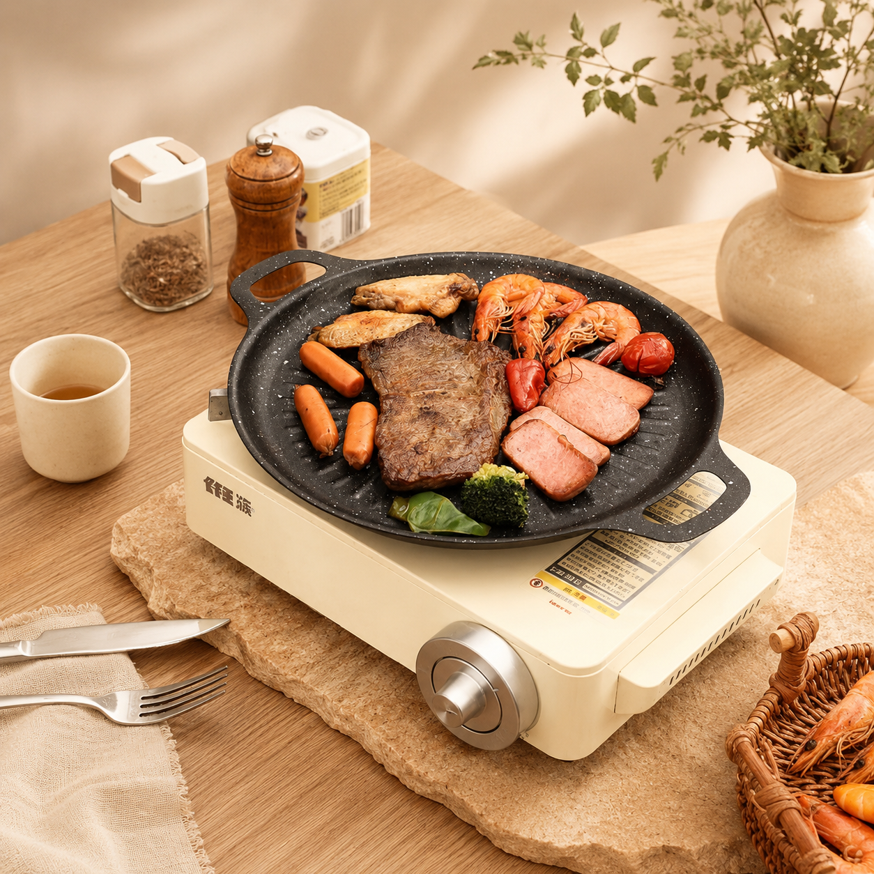 28cm Non-Stick Grill Pan