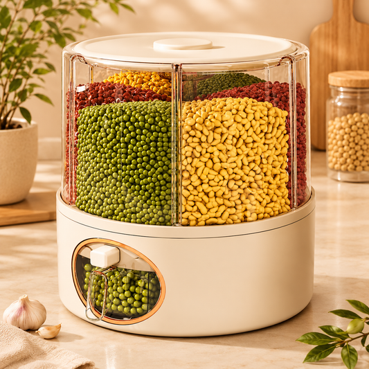 360° Rotating Grain Storage Dispenser