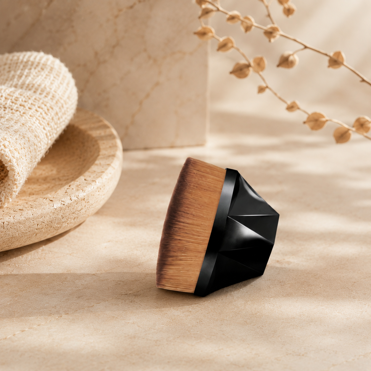 Diamond Handle Kabuki Makeup Brush