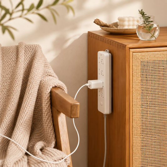 Wall Mounted Power Strip Holder