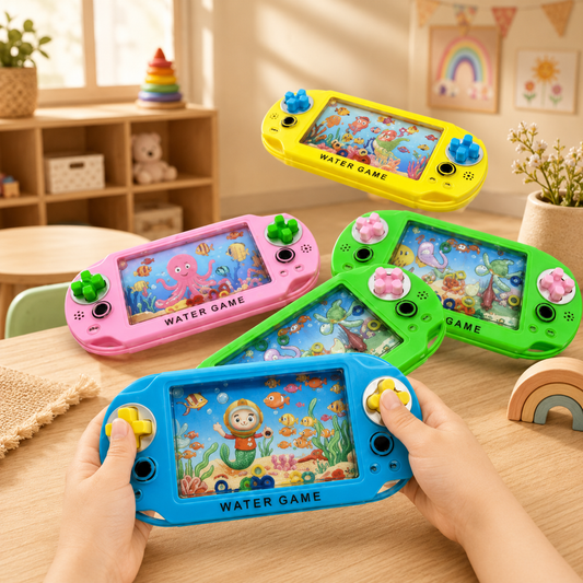 Kids Handheld Water Ring Toss Game Console
