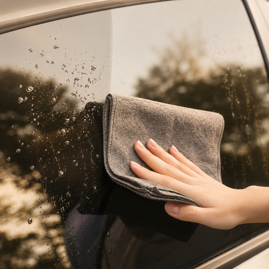 Premium Microfiber Car Cleaning Cloth 30×30cm