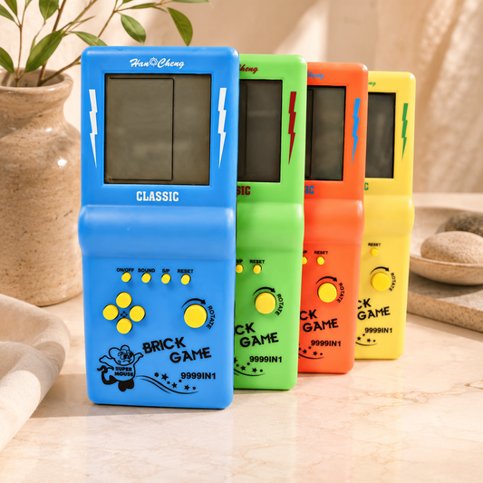 Retro Handheld Brick Game Console – 9999 in 1