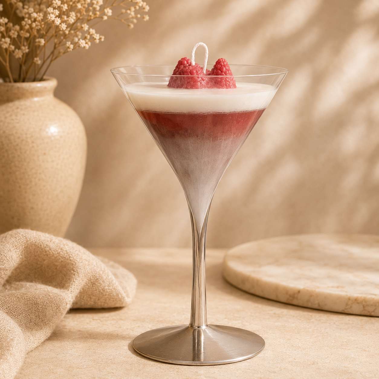 Raspberry Martini Dessert Candle