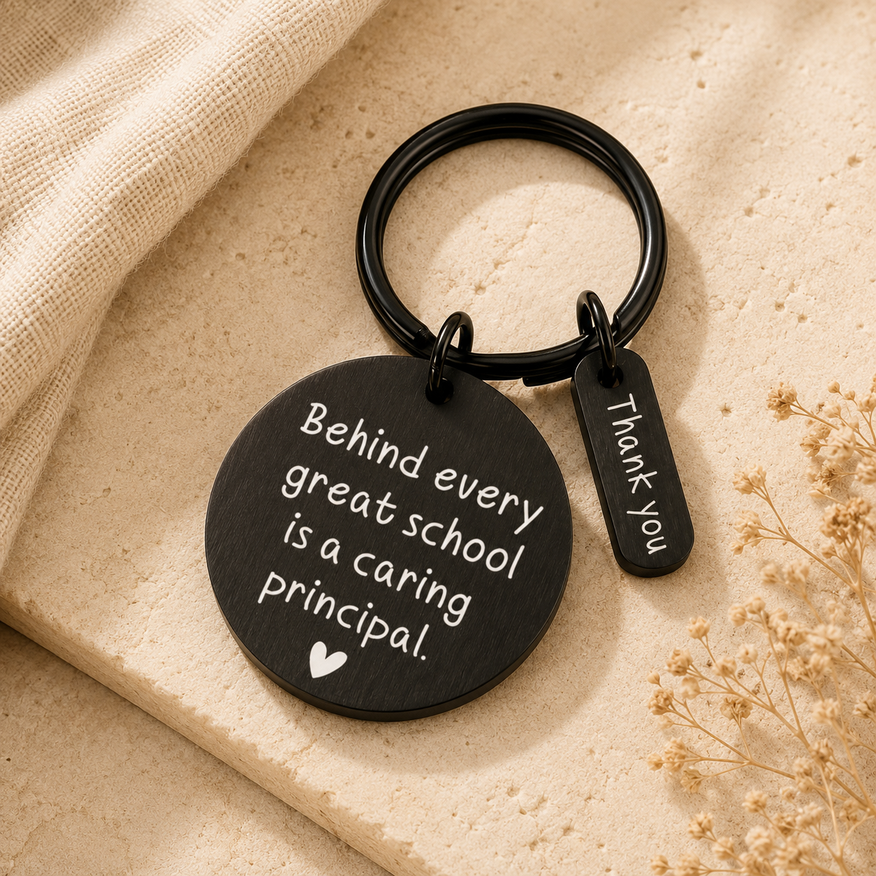 Principal Appreciation Inspirational Keychain