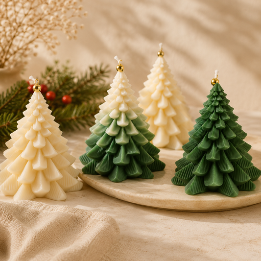 Christmas Tree Scented Candle (Single Piece)
