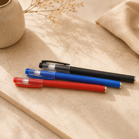 Premium Fine Tip Gel Ink Pen Set (3 Pack)