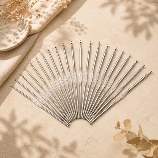 Stainless Steel Crochet Hook Set