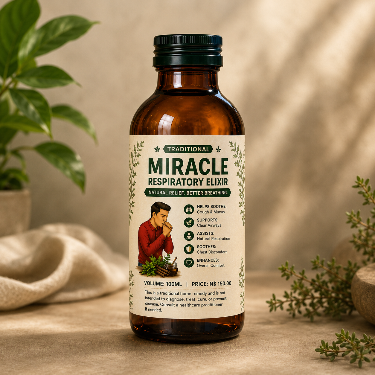 Traditional Miracle Respiratory Elixir