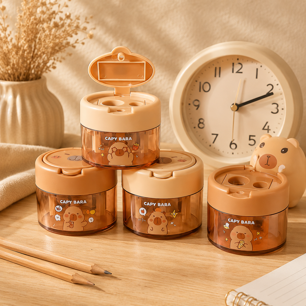 Capy Bara Mini Pencil Sharpener