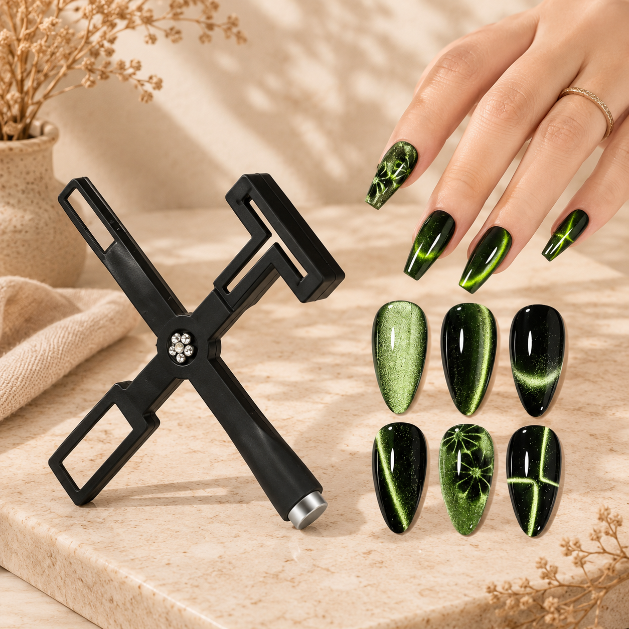 Magnetic Cat Eye Nail Art Set