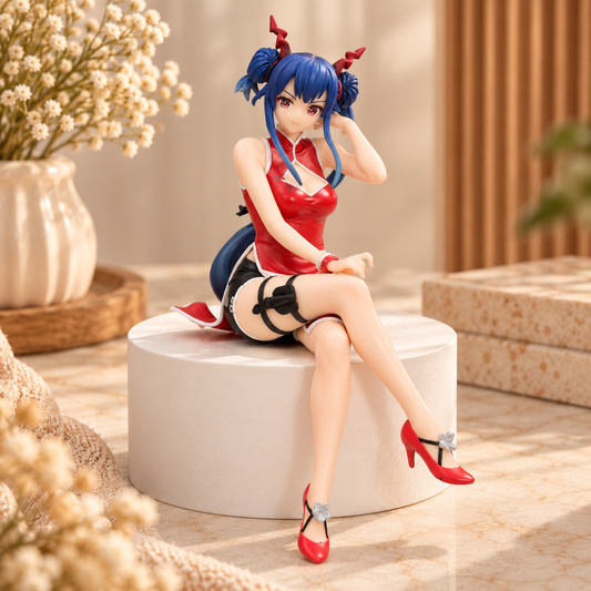 Anime Figurine - Girl Collectible Figure – Red Outfit