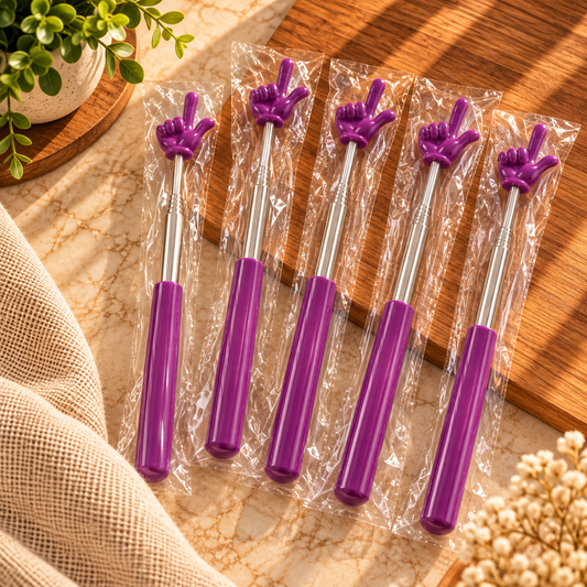 Extendable Hand Back Scratcher – Purple