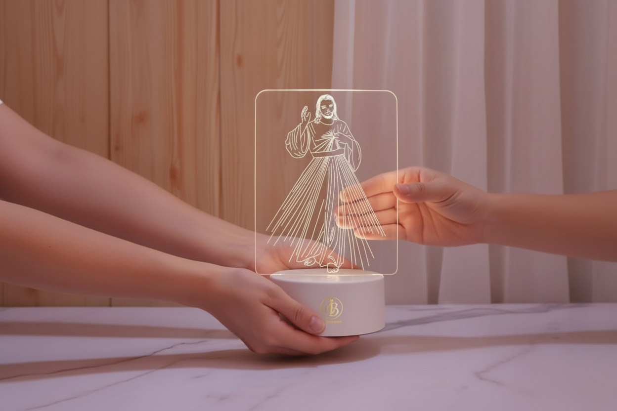 Cross Hands LED Lamp