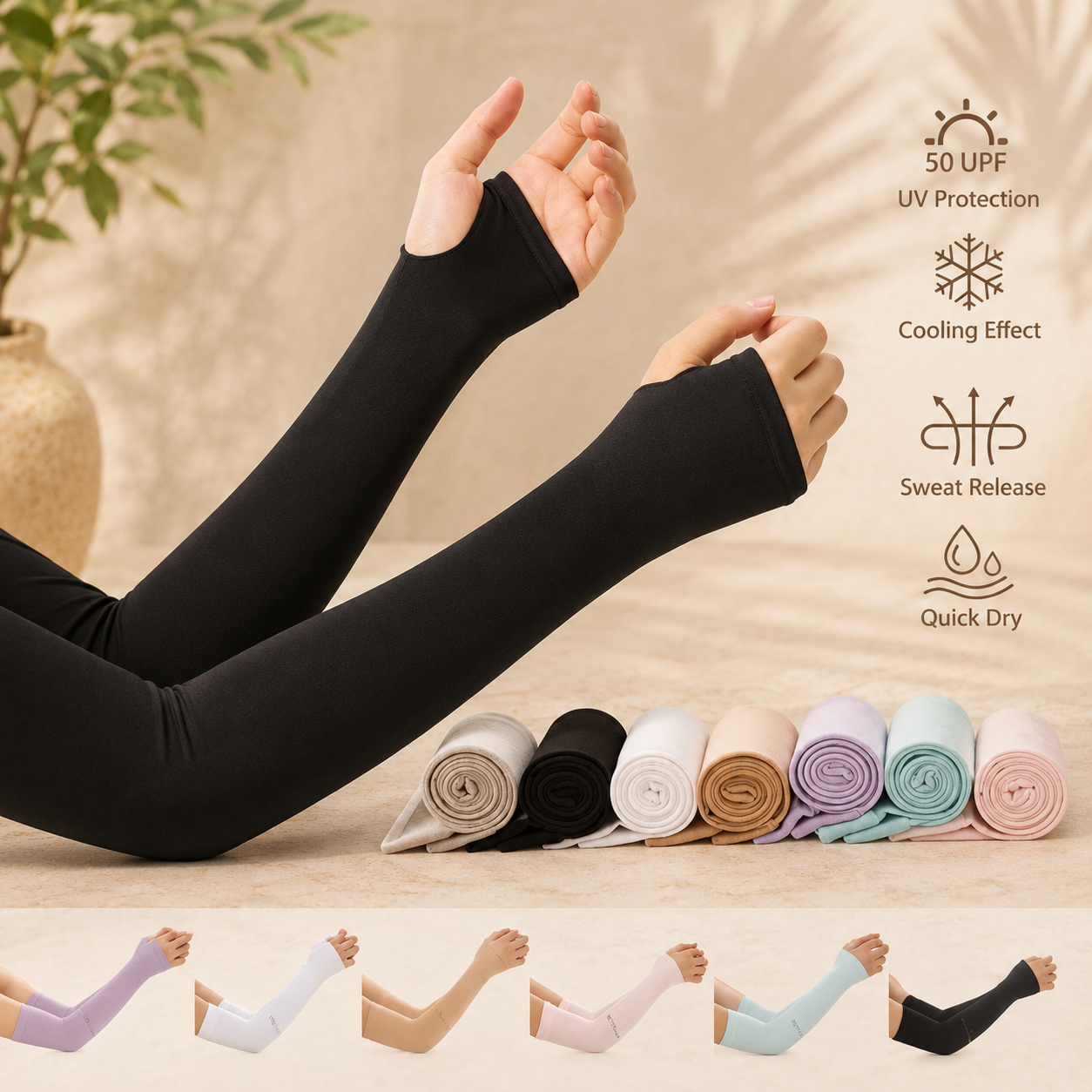 UV Protection Cooling Arm Sleeves