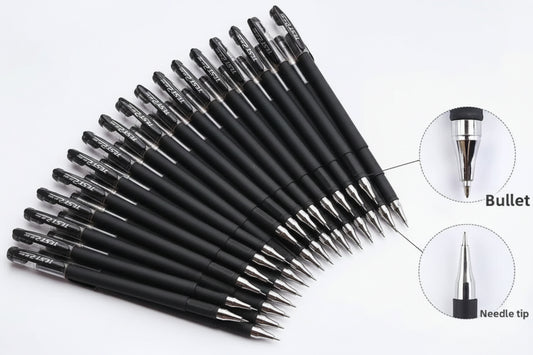 Frosted Carbon Gel Pen