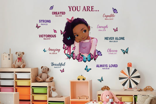 Affirmations Girl Wall Decal