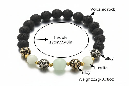 Volcanic Stone Yoga Bracelet