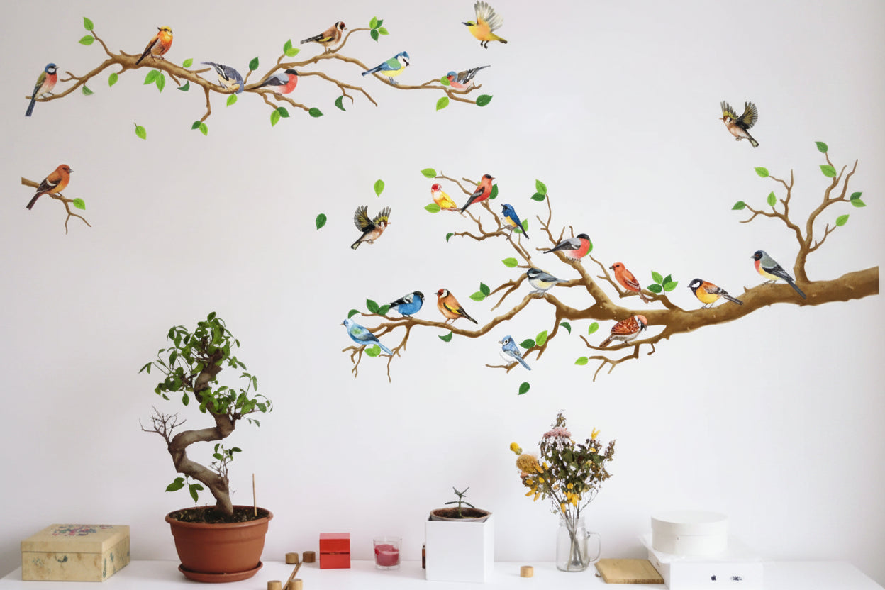 3D Bird Wall Decal