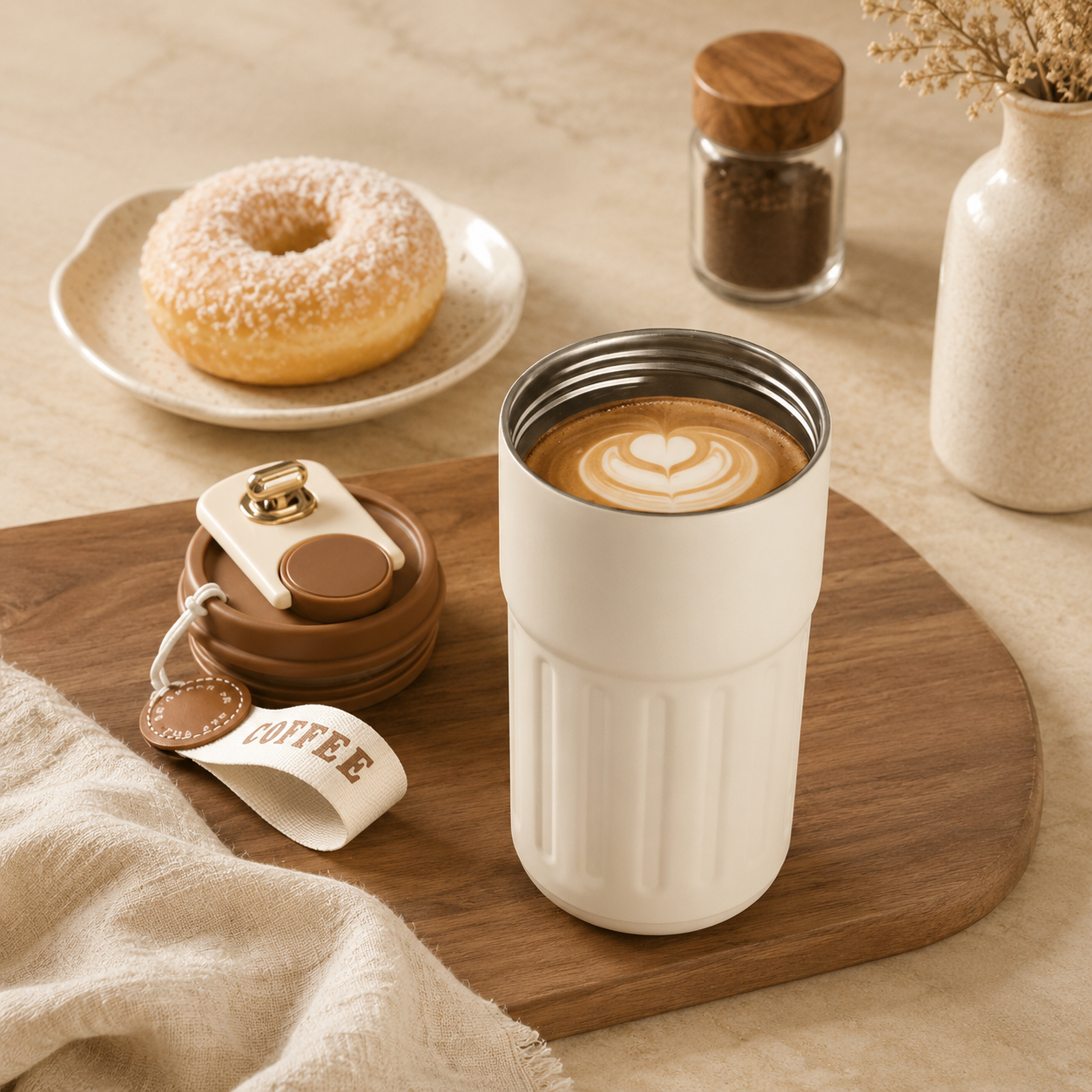 Insulated Stainless Steel Coffee Travel Mug