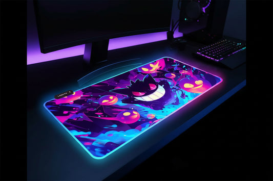 Pokem-on Gengar RGB Led Mouse Pad