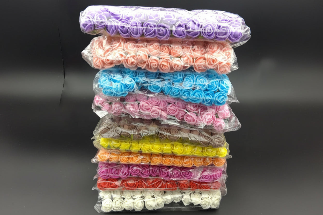 50pcs Organza Rose Flower Decorations
